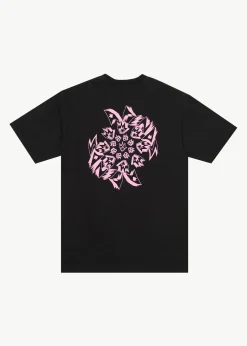 T-Shirts<Afends Kaleidodope  - Retro Tee Stone Black