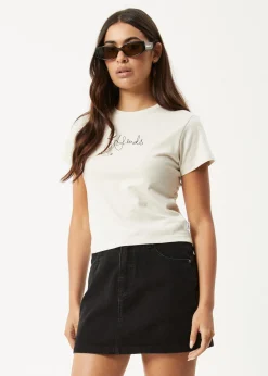 Tees & Shirts<Afends Karlee  -  Baby Tee Moonbeam