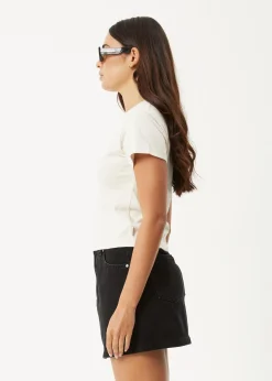 Tees & Shirts<Afends Karlee  -  Baby Tee Moonbeam