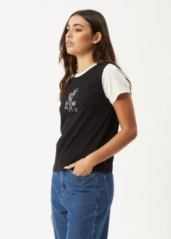 Tees & Shirts<Afends Karlee  -  Regular Tee Black