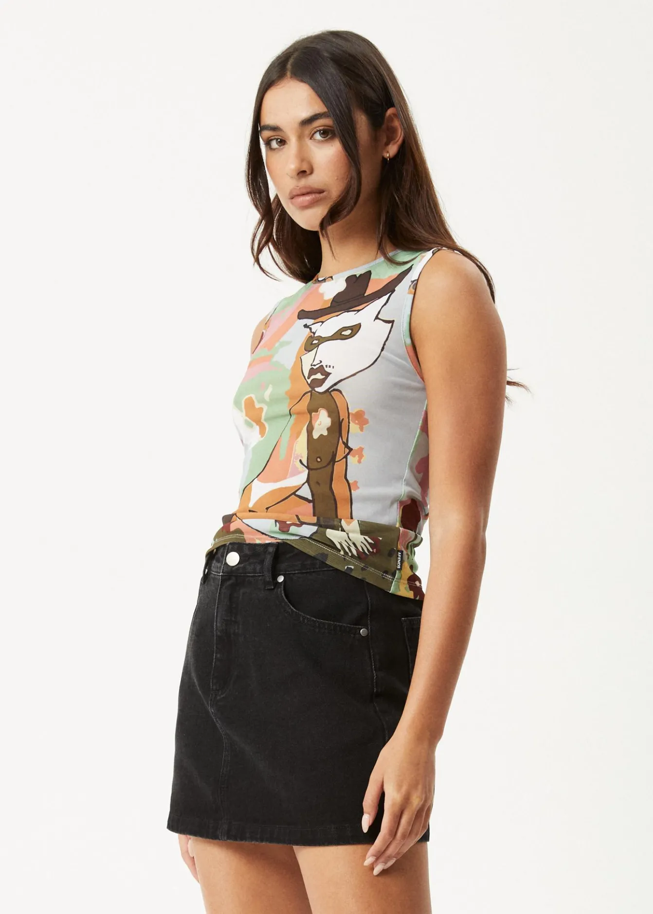 Sleeveless<Afends Karlee - Sheer Tank Multi