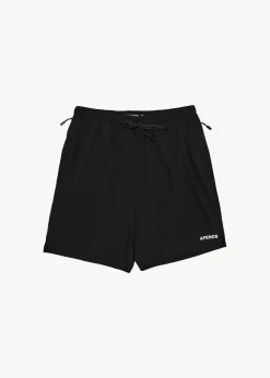 Shorts<Afends Kettle-Ish  - Performance Short 18" Black