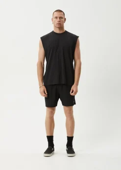 Shorts<Afends Kettle-Ish  - Performance Short 18" Black