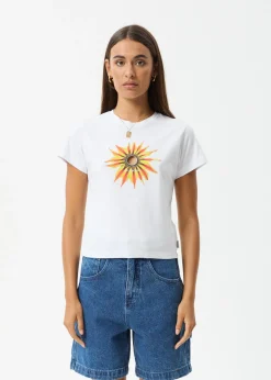 Tees & Shirts<Afends Keyhole  - Baby Tee White
