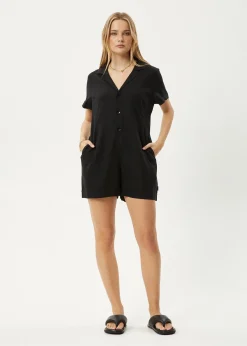 Jumpsuits & Overalls|Essentials<Afends Kokomo  - Playsuit Black