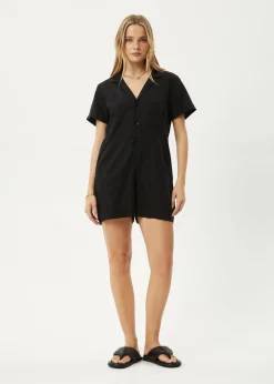 Jumpsuits & Overalls|Essentials<Afends Kokomo  - Playsuit Black