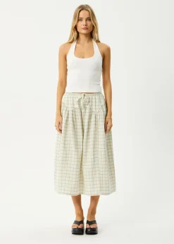 Skirts<Afends Legacy  - Check Midi Skirt Boa Check