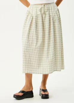 Skirts<Afends Legacy  - Check Midi Skirt Boa Check