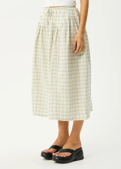 Skirts<Afends Legacy  - Check Midi Skirt Boa Check