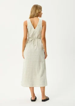 Dresses<Afends Legacy - Seersucker Maxi Dress Boa Check