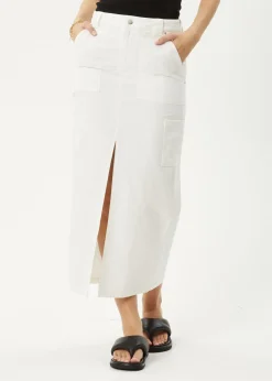 Skirts<Afends Lexi  - Maxi Skirt Off White