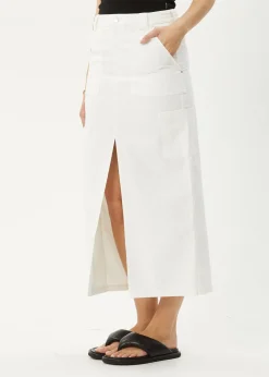 Skirts<Afends Lexi  - Maxi Skirt Off White