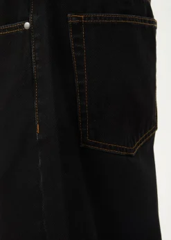 Shorts<Afends Lil C  - Denim Baggy Short 22" Washed Black