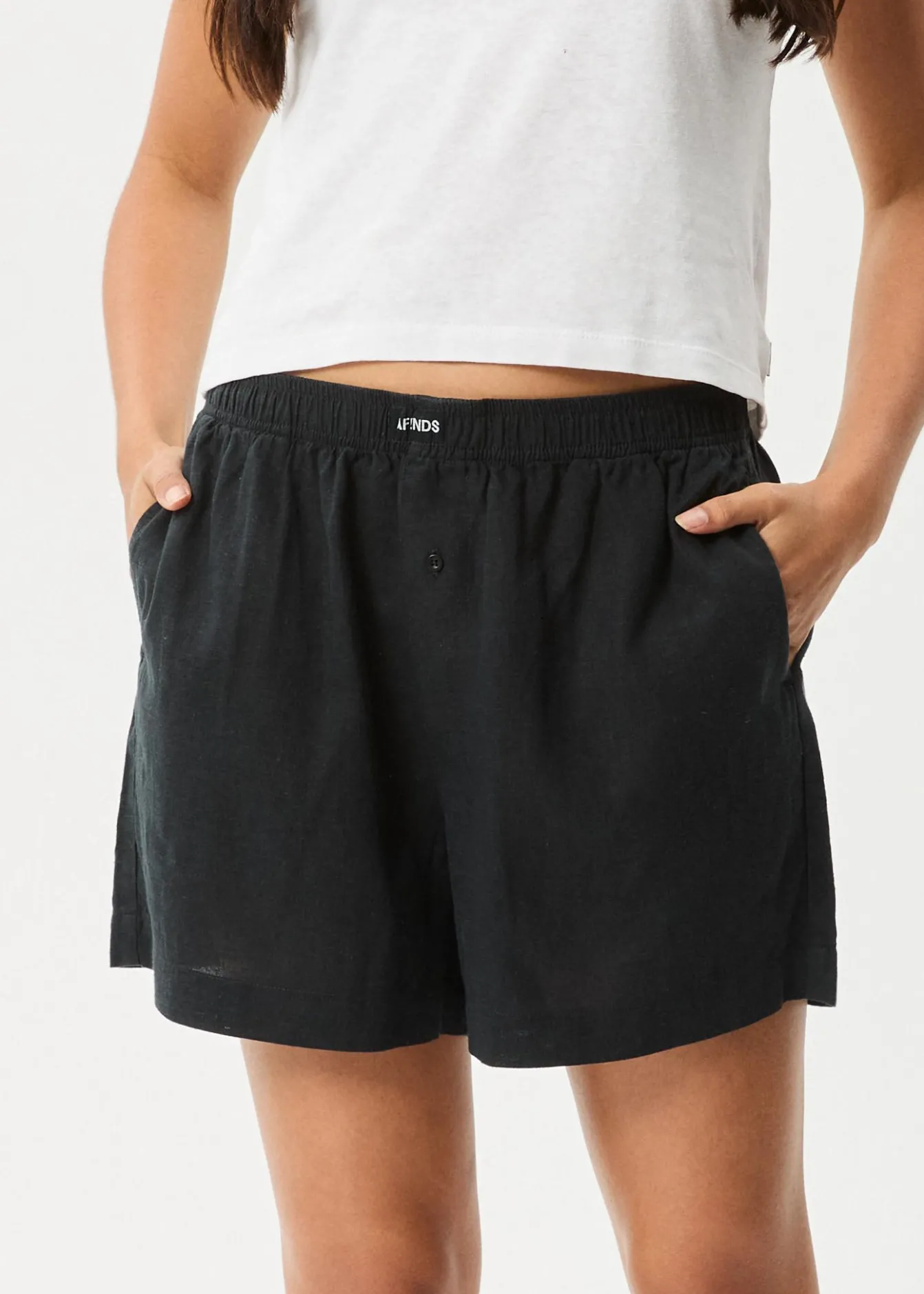 Sets & Co-Ords|Shorts<Afends Lilo - Boxer Short Black