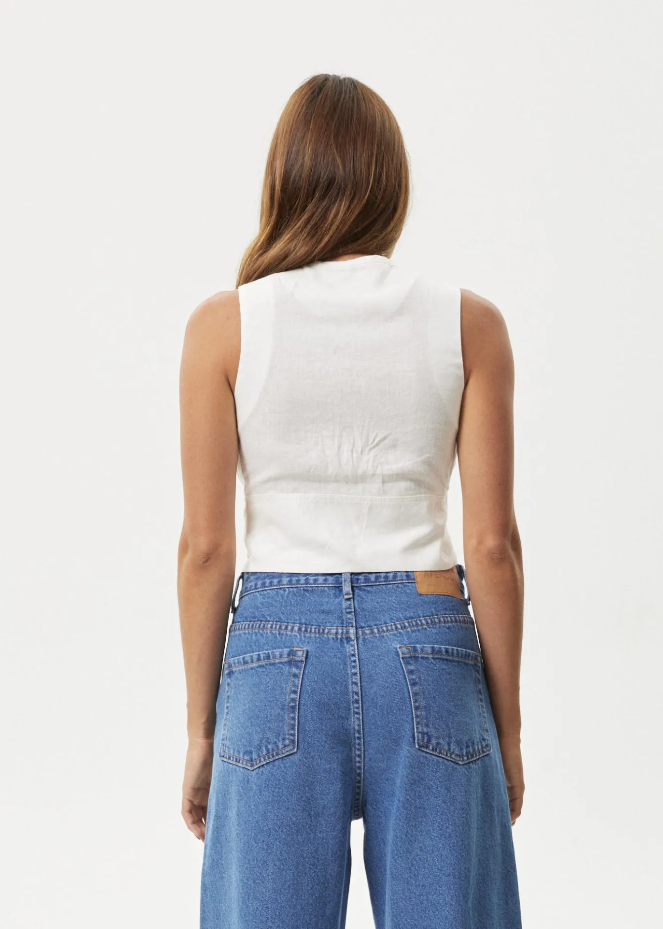 Sleeveless<Afends Lilo - Button Up Top Natural