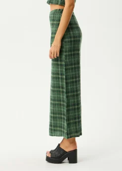 Sets & Co-Ords|Skirts<Afends Lonnie  - Seersucker Maxi Skirt Hunter Green