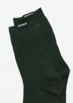 Accessories<Afends Lonnie  - Socks Two Pack Hunter Green