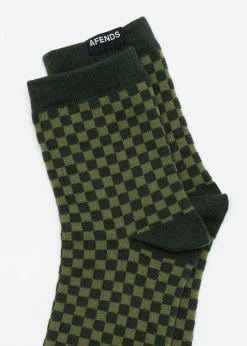 Accessories<Afends Lonnie  - Socks Two Pack Hunter Green