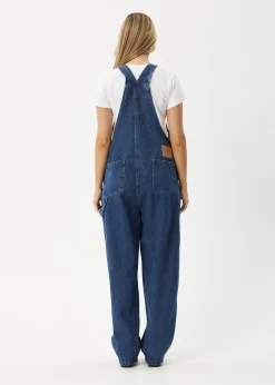 Jumpsuits & Overalls|Essentials<Afends Louis  - Denim Oversized Overall Authentic Blue