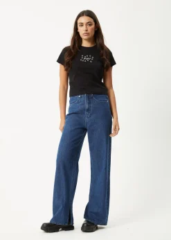 Tees & Shirts<Afends Lucky  -  Baby Tee Black