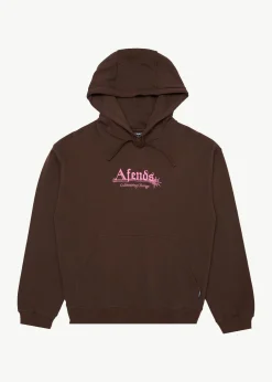 Sweaters & Hoodies<Afends Mace  - Hoodie Coffee