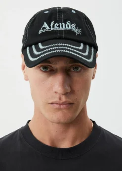 Accessories|Accessories<Afends Mace  - Six Panel Cap Black