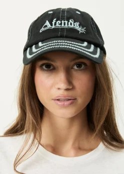 Accessories|Accessories<Afends Mace  - Six Panel Cap Black