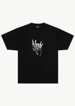 T-Shirts<Afends Magic Happens  - Heavyweight Boxy Tee Black