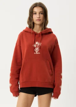 Outerwear<Afends Maisie  - Hoodie Red Rum