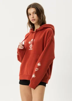 Outerwear<Afends Maisie  - Hoodie Red Rum