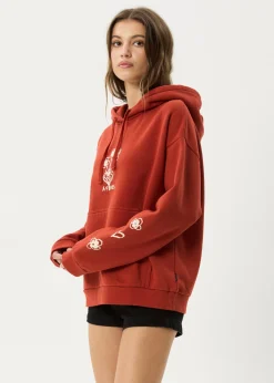 Outerwear<Afends Maisie  - Hoodie Red Rum
