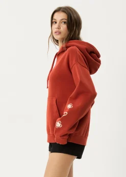 Outerwear<Afends Maisie  - Hoodie Red Rum