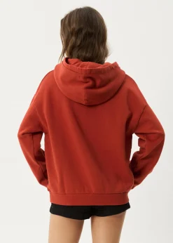 Outerwear<Afends Maisie  - Hoodie Red Rum