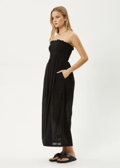 Dresses<Afends Marlow  - Strapless Maxi Dress Black