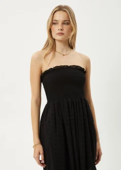 Dresses<Afends Marlow  - Strapless Maxi Dress Black