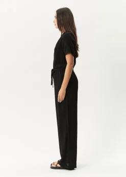 Jumpsuits & Overalls<Afends Mason  - Relaxed Jumpsuit Black
