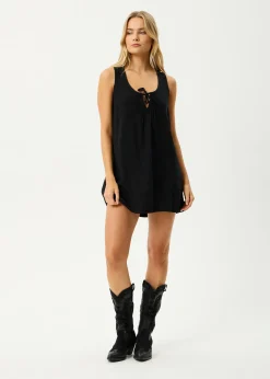 Dresses<Afends Michi  - Mini Dress Black