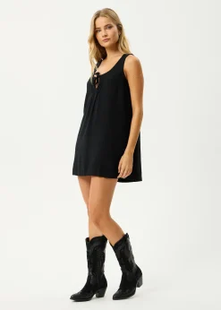 Dresses<Afends Michi  - Mini Dress Black