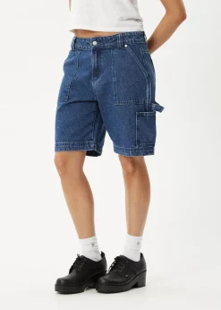 Shorts<Afends Mika  - Denim Workwear Short Authentic Blue