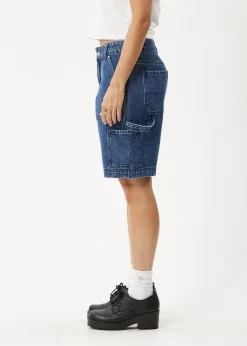 Shorts<Afends Mika  - Denim Workwear Short Authentic Blue