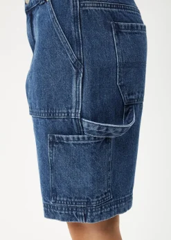 Shorts<Afends Mika  - Denim Workwear Short Authentic Blue
