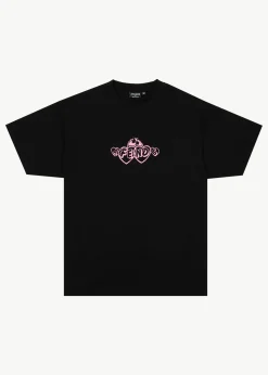 T-Shirts<Afends Mind Blow  - Boxy Tee Black