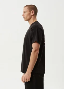 T-Shirts<Afends Mind Blow  - Boxy Tee Black