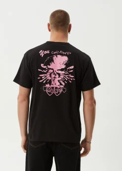 T-Shirts<Afends Mind Blow  - Boxy Tee Black