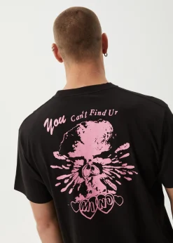 T-Shirts<Afends Mind Blow  - Boxy Tee Black