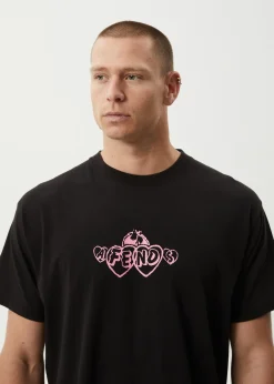 T-Shirts<Afends Mind Blow  - Boxy Tee Black