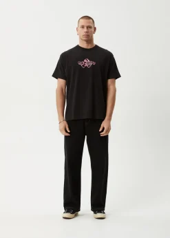 T-Shirts<Afends Mind Blow  - Boxy Tee Black