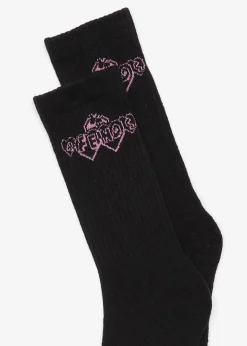 Accessories|Accessories<Afends Mind Blow  - Socks One Pack Black