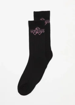Accessories|Accessories<Afends Mind Blow  - Socks One Pack Black