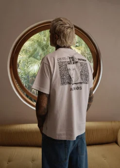T-Shirts<Afends Mind Over  - Heavyweight Boxy Tee White